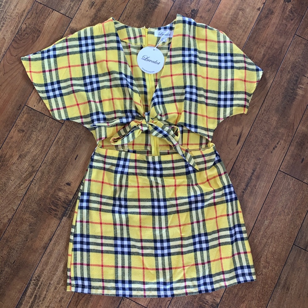 TIGER MIST | TIE-FRONT DRESS